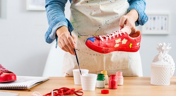 how to paint your shoes